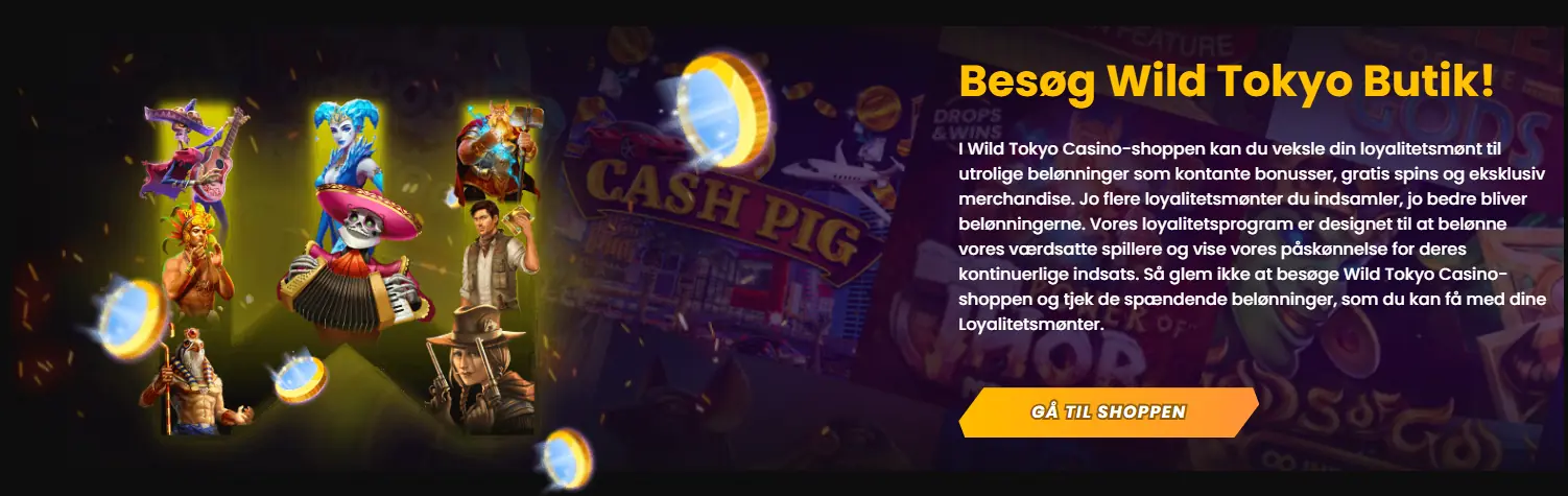 Møntbutikken, hvor du veksler mønter til free spins